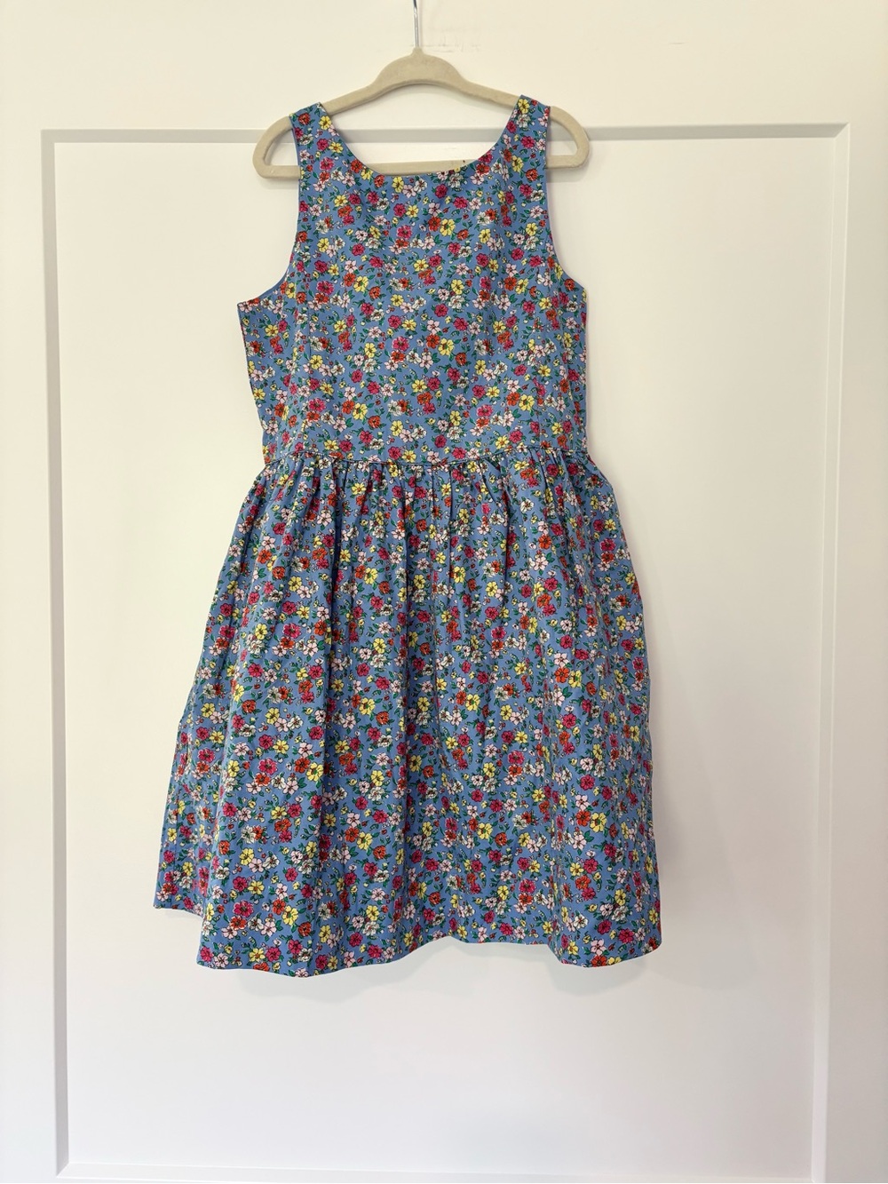 POLO Ralph Lauren Blue Multicolor Floral Dress Size Girls 6 New